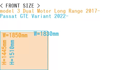 #model 3 Dual Motor Long Range 2017- + Passat GTE Variant 2022-